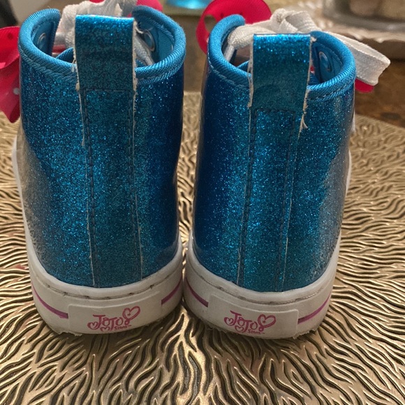 JoJo Siwa High Top Glitter Sneakers - Picture 4 of 8
